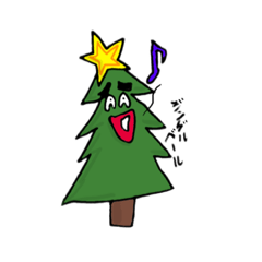 Lineスタンプ タラちゃん クリスマスバージョン 8種類 1円